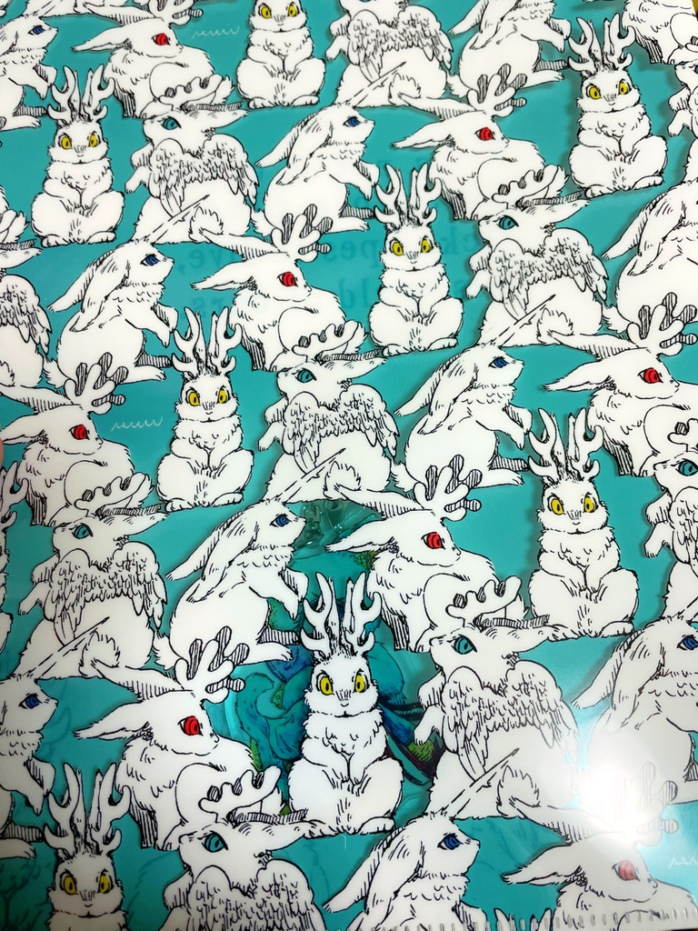 兎角クリアファイル(A4)