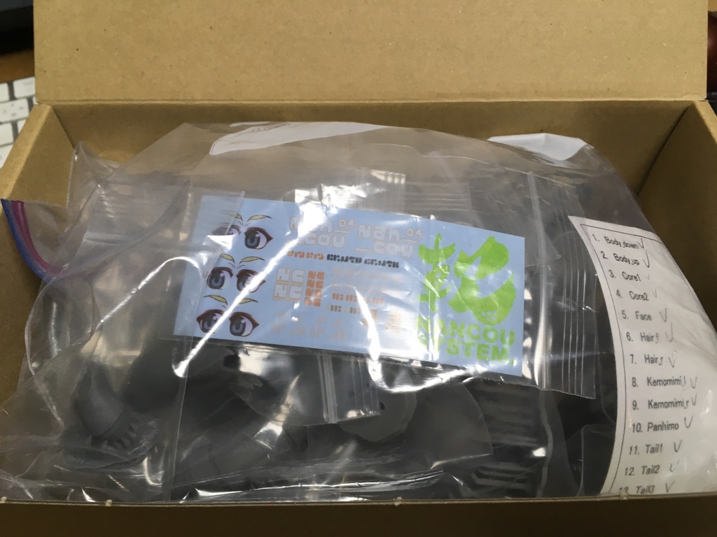 FoxyGirl ♀1スケールフィギュアキット