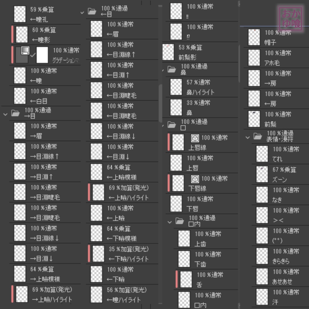 Live2Dパーツ分け済み 立ち絵素材