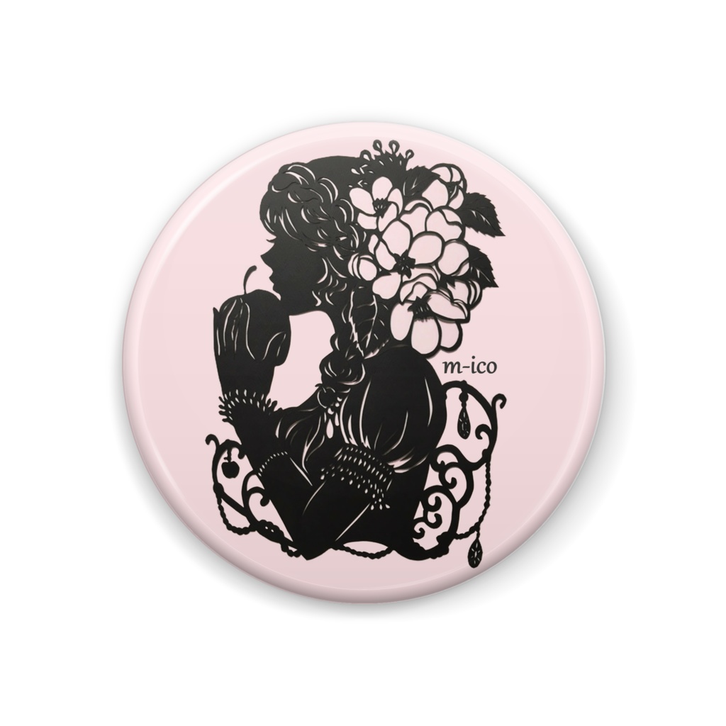 林檎姫　缶バッジ