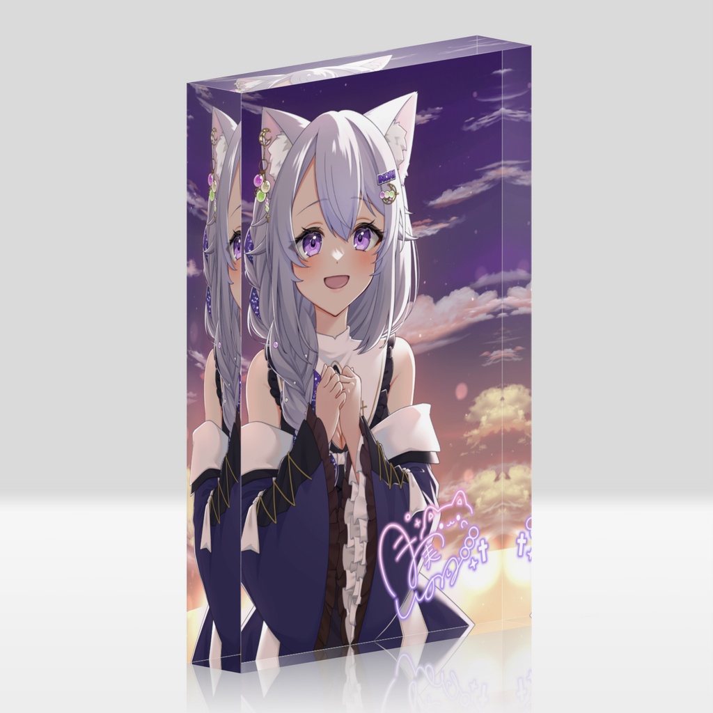 【1周年記念】月実いのり新髪型アクリルブロック