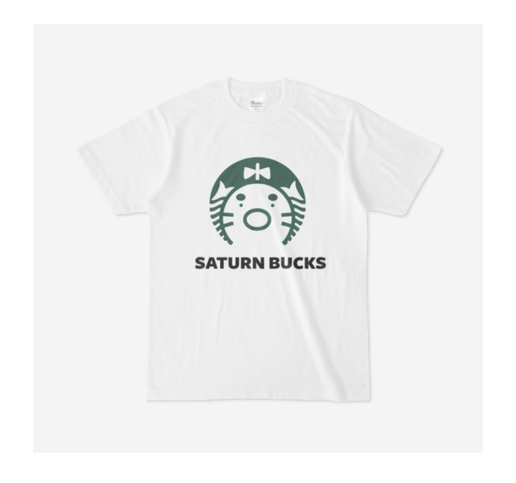 どせいさん Tシャツ Saturn Bucks Booth