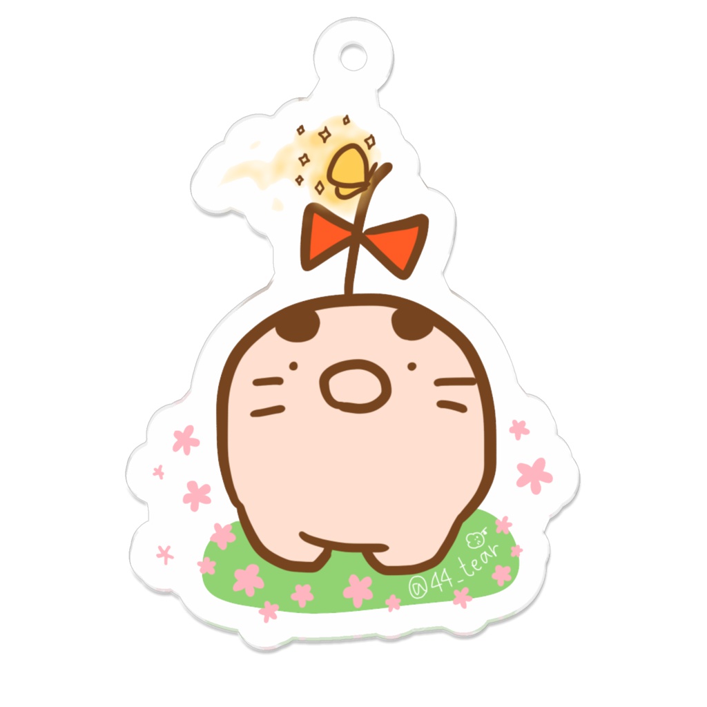 春っぽいどせいさんアクリルキーホルダー