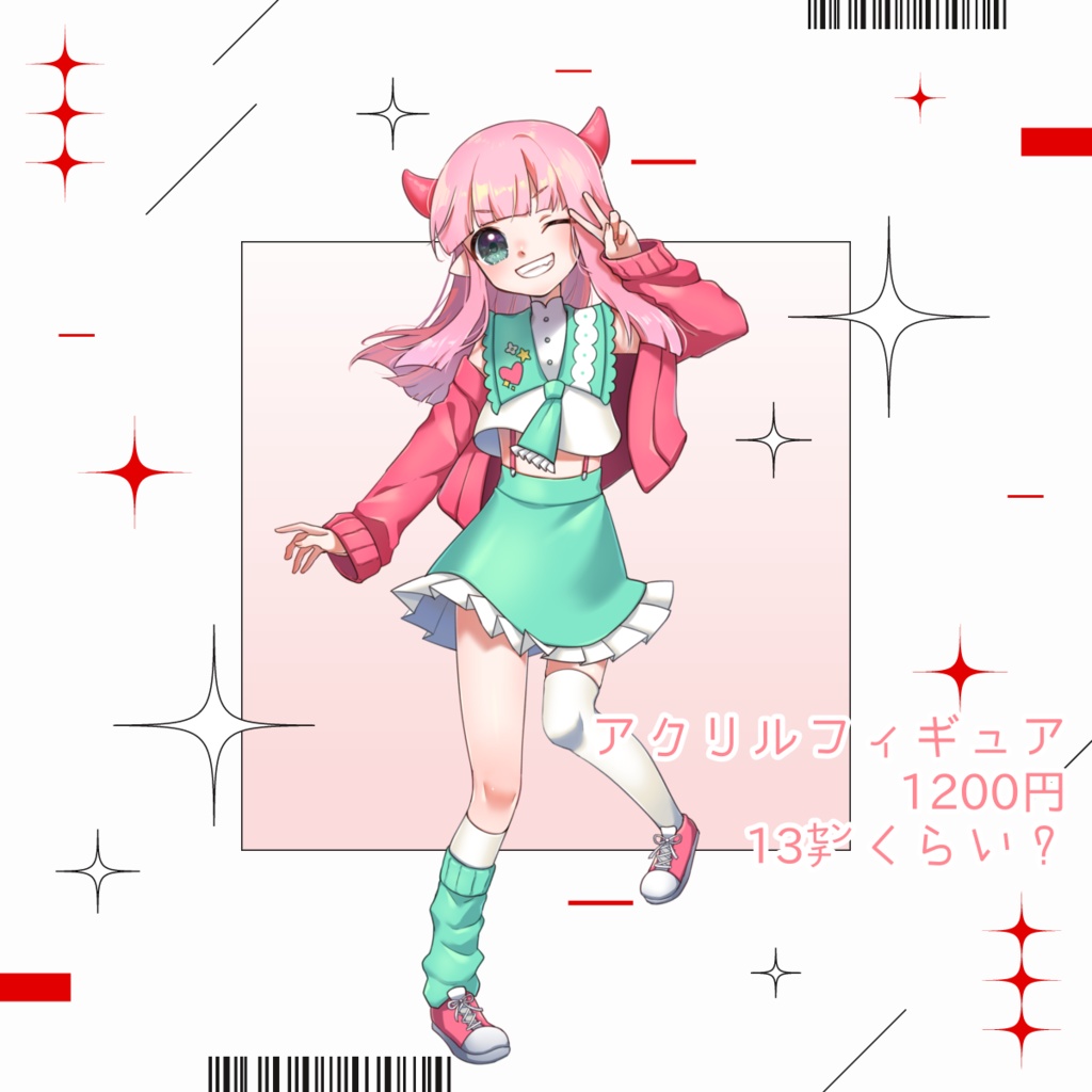 【再販】3周年記念アクリルフィギュア【受注生産2/1まで】