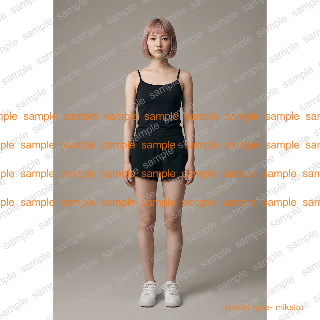 アジア系女性モデル素体 /   model type : mikako