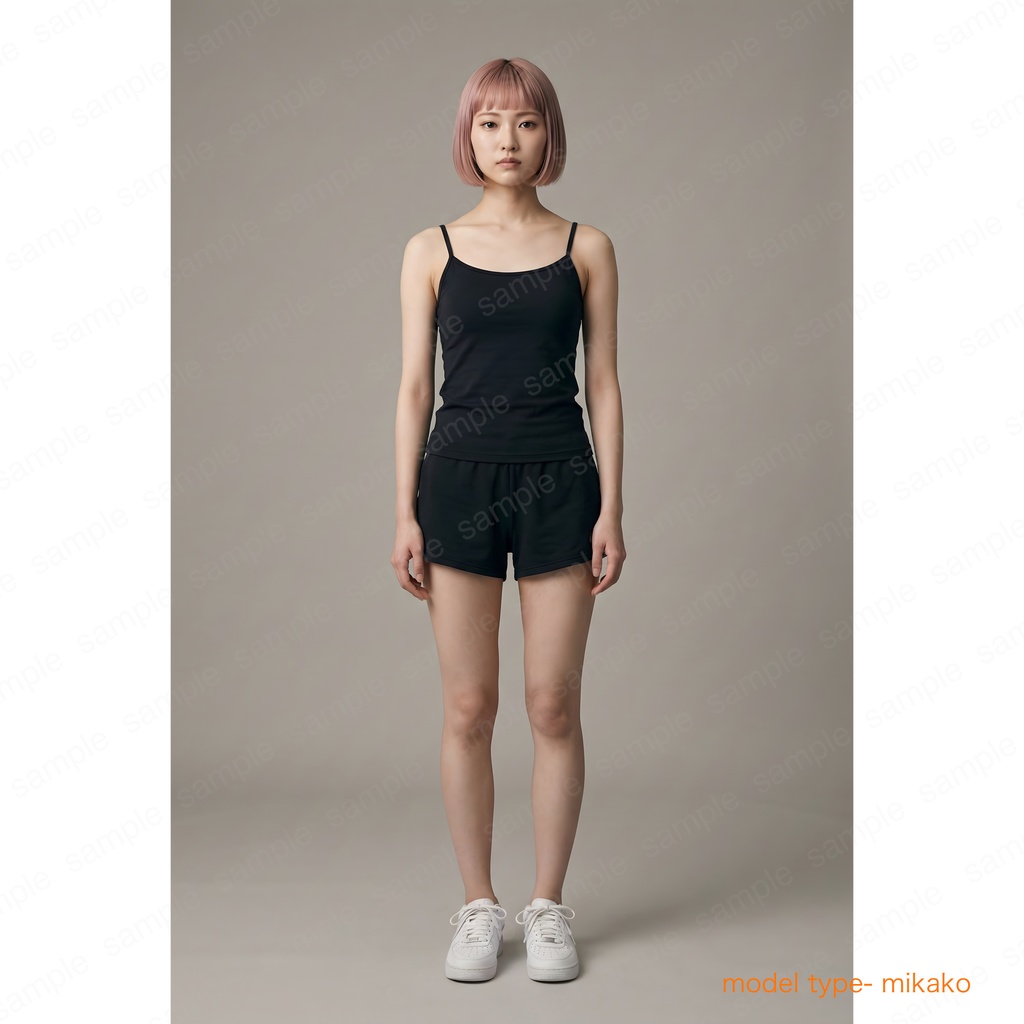 アジア人女性モデル素体 /   model type : mikako