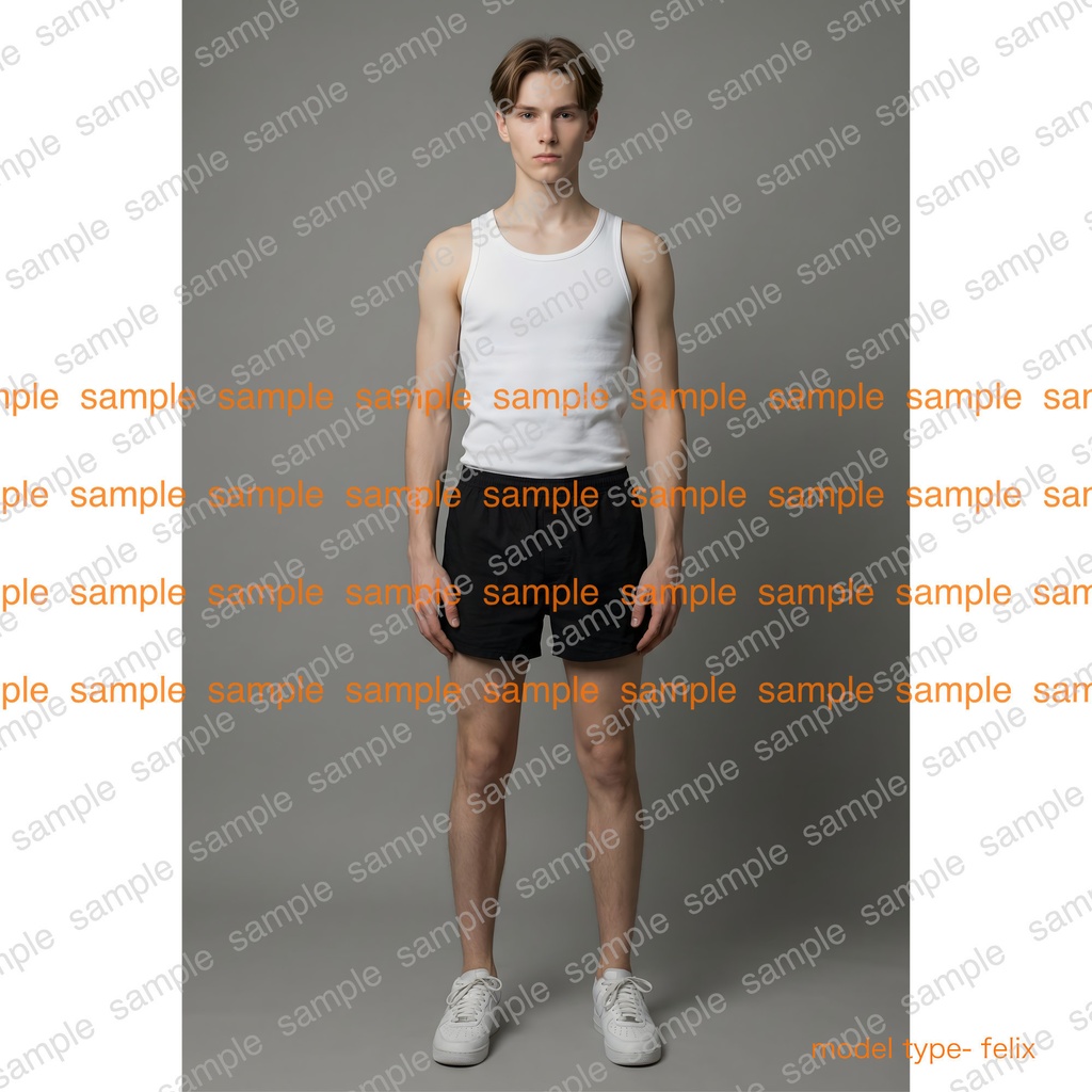 白人男性モデル素体 /   model type : felix
