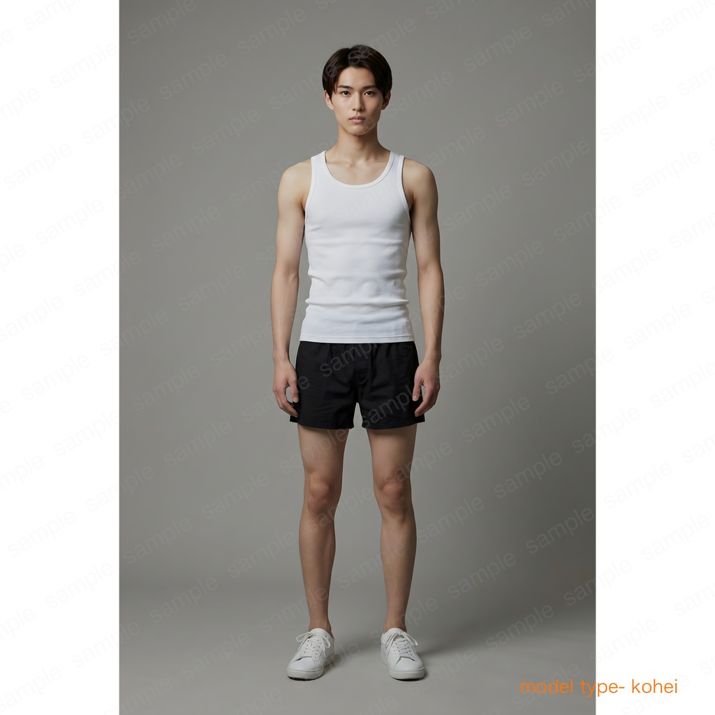 アジア人男性モデル素体 /   model type : kohei