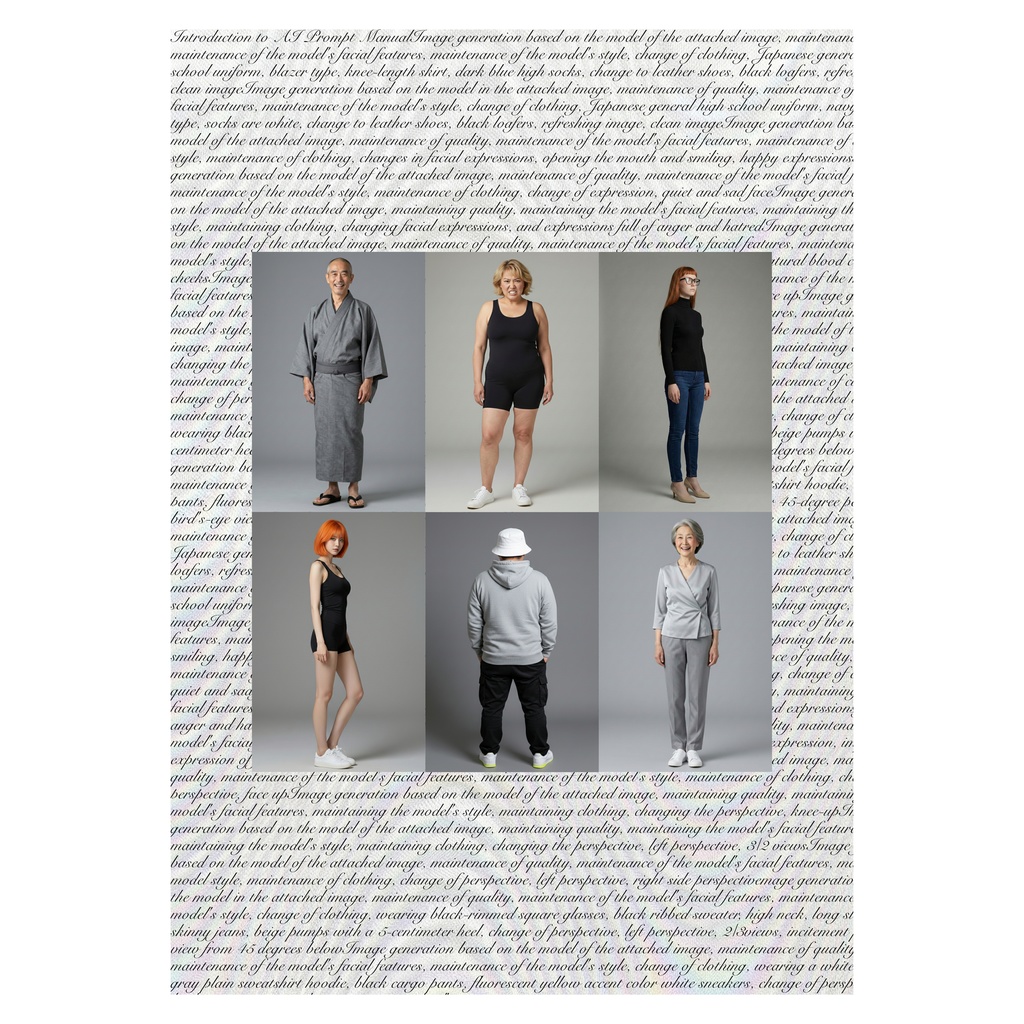 【AIプロンプト解説書】「呪文書」入門編(モデル素体2点付き)