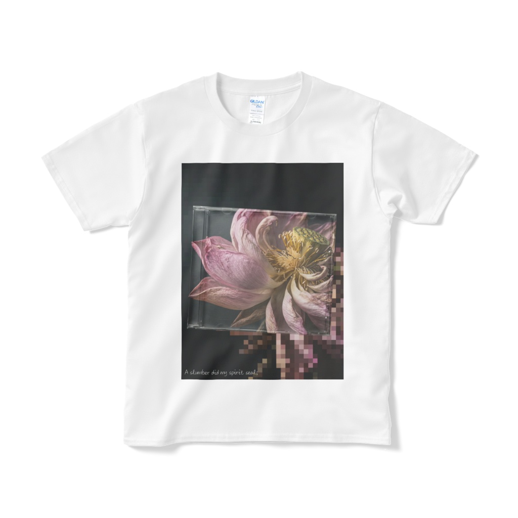 12 Faded Flowers | Standard White T-shirt |06: Lotus (蓮) 