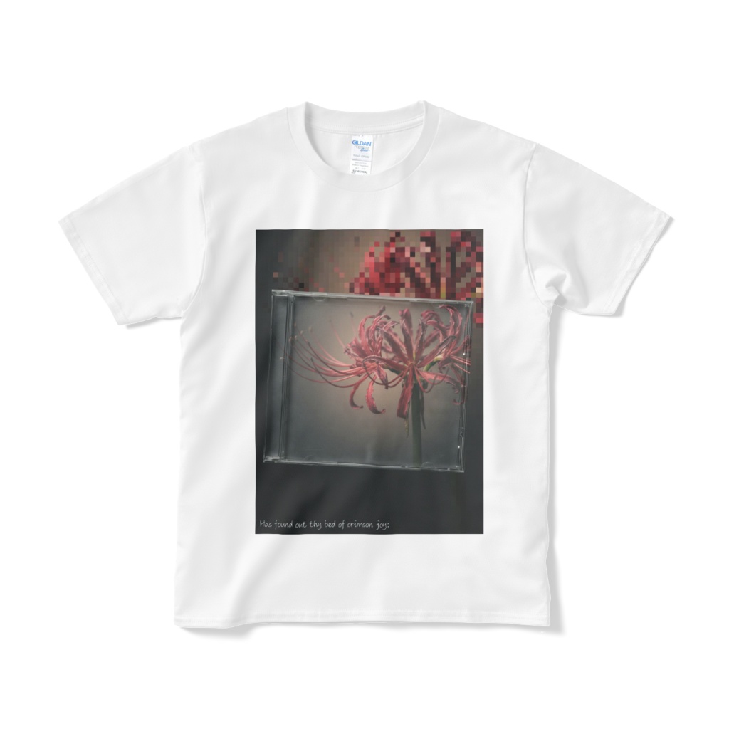 12 Faded Flowers | Standard White T-shirt | 08: Spider Lily (彼岸花)