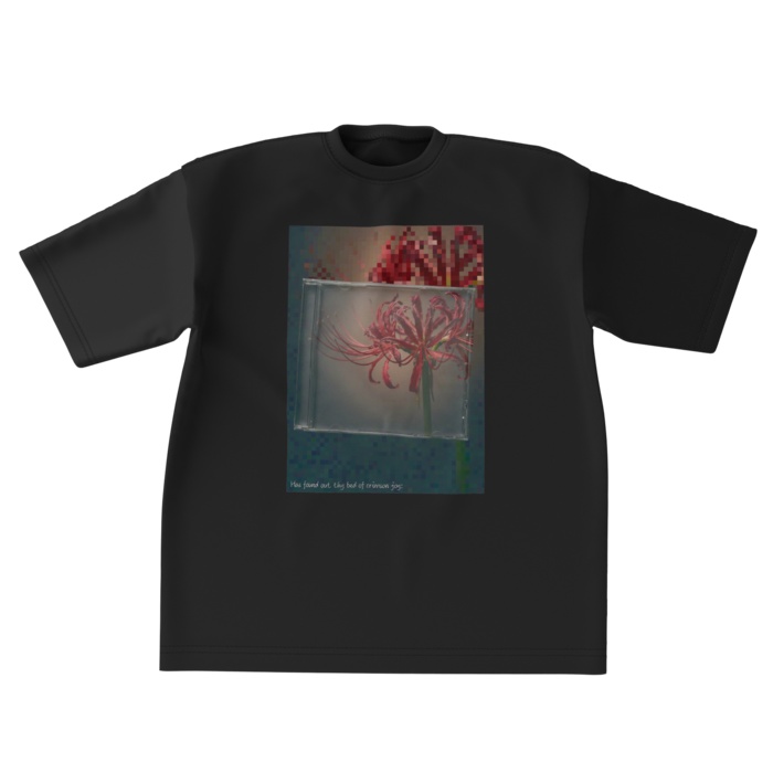 12 Faded Flowers | Big T-shirt Black | 08: Spider Lily (彼岸花) 