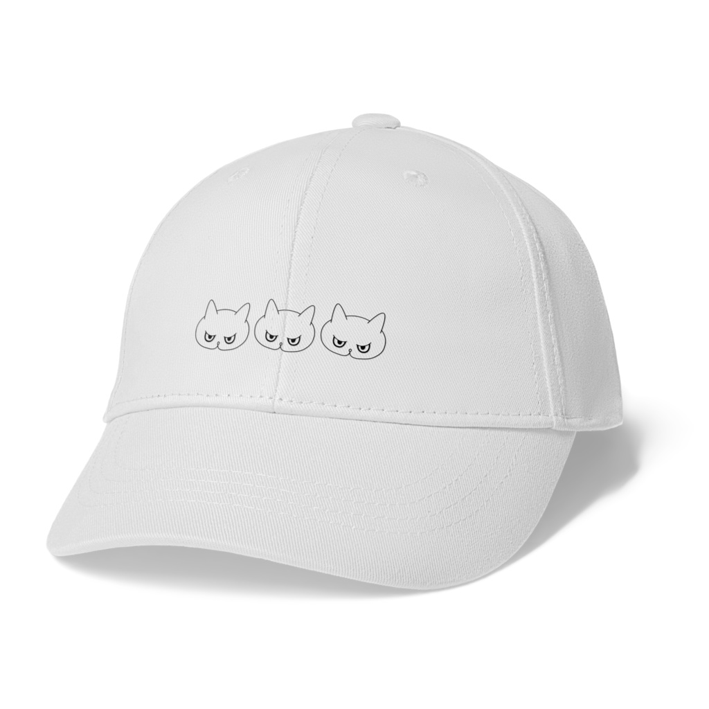 Imaginary neko | Baseball Cap | White