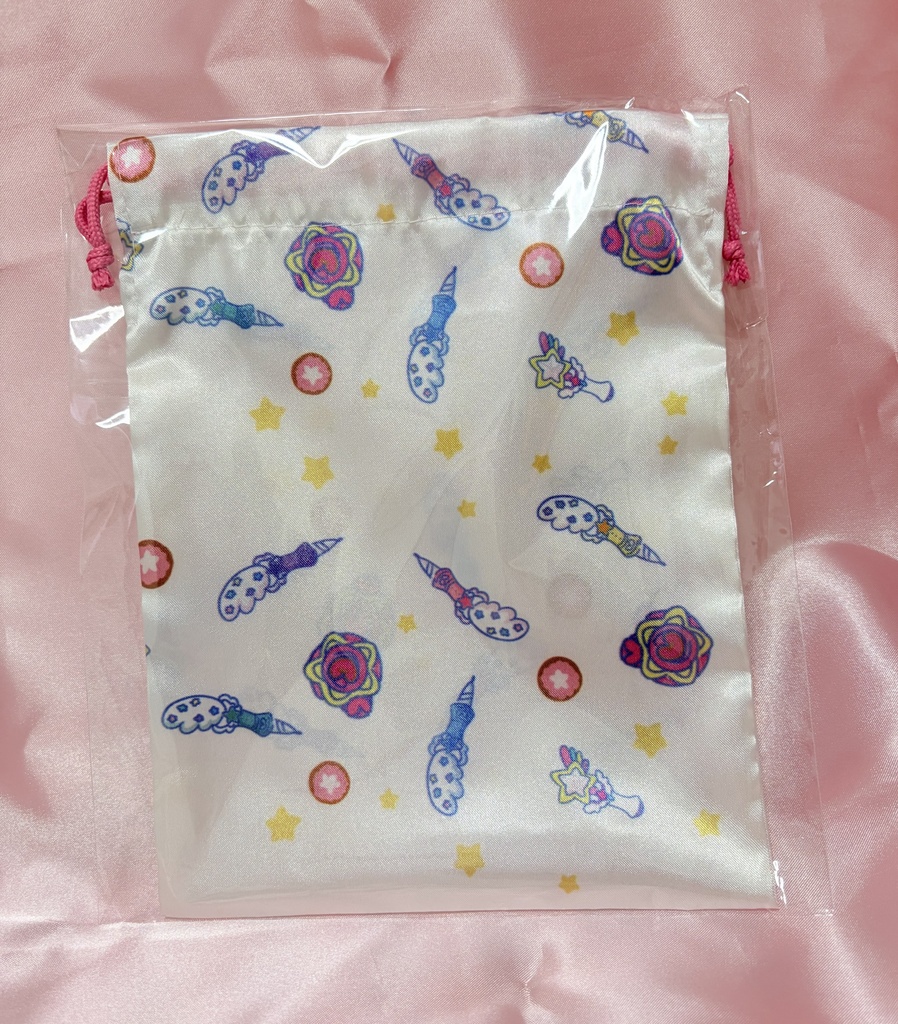 スタプリ★サテン巾着