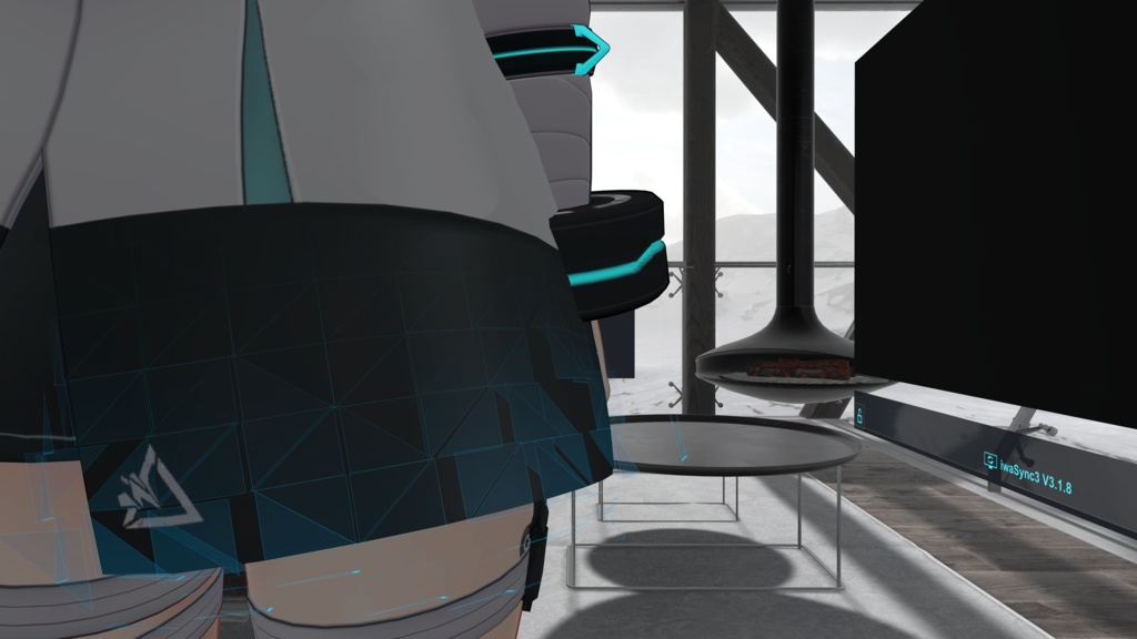 ポリゴン分割飛散シェーダー(AudioLink対応)