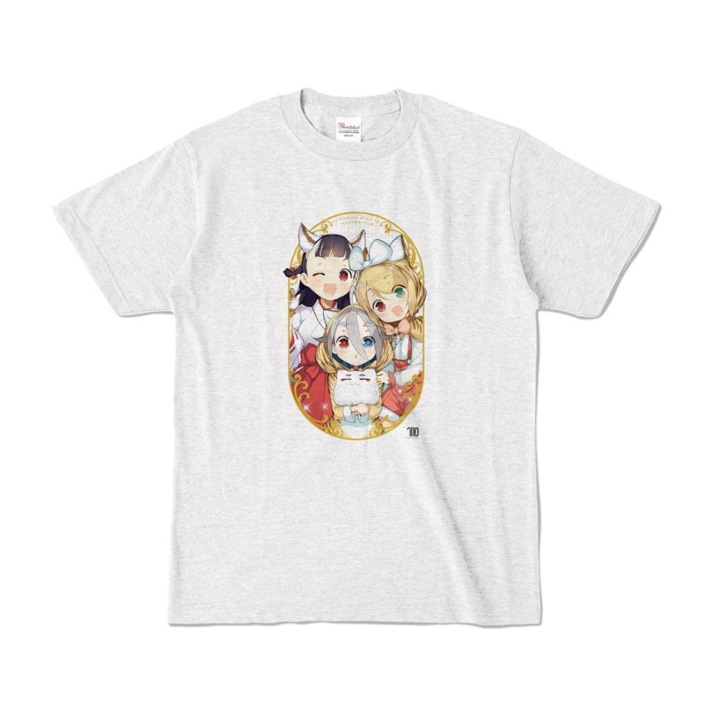 Tシャツ【黒髪巫女とマリアウィッチ】