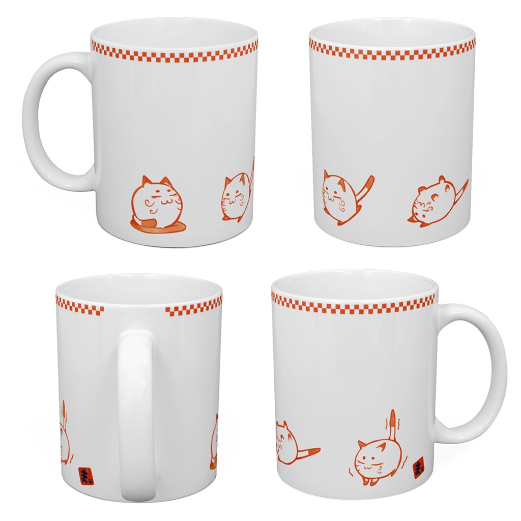 絵付け風マグカップ【黒髪巫女とマリアウィッチ】