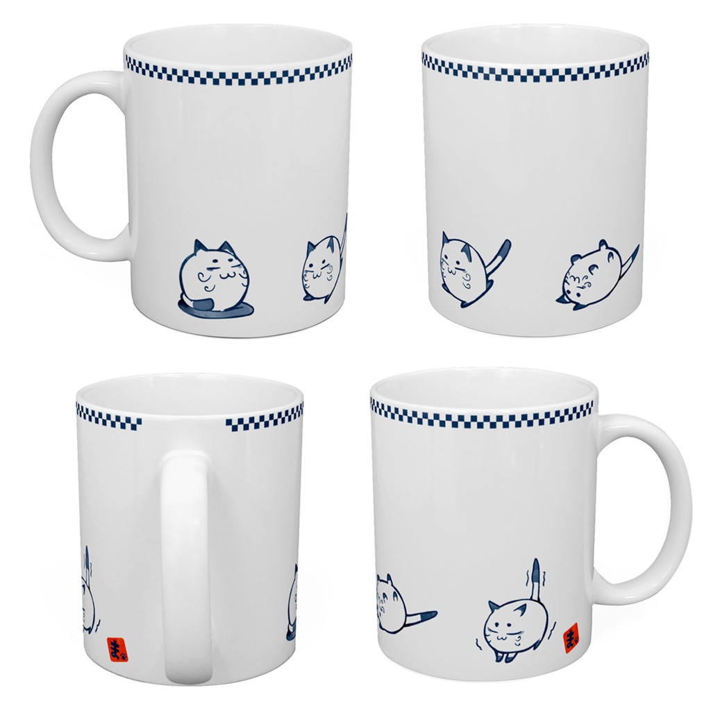 絵付け風マグカップ【黒髪巫女とマリアウィッチ】