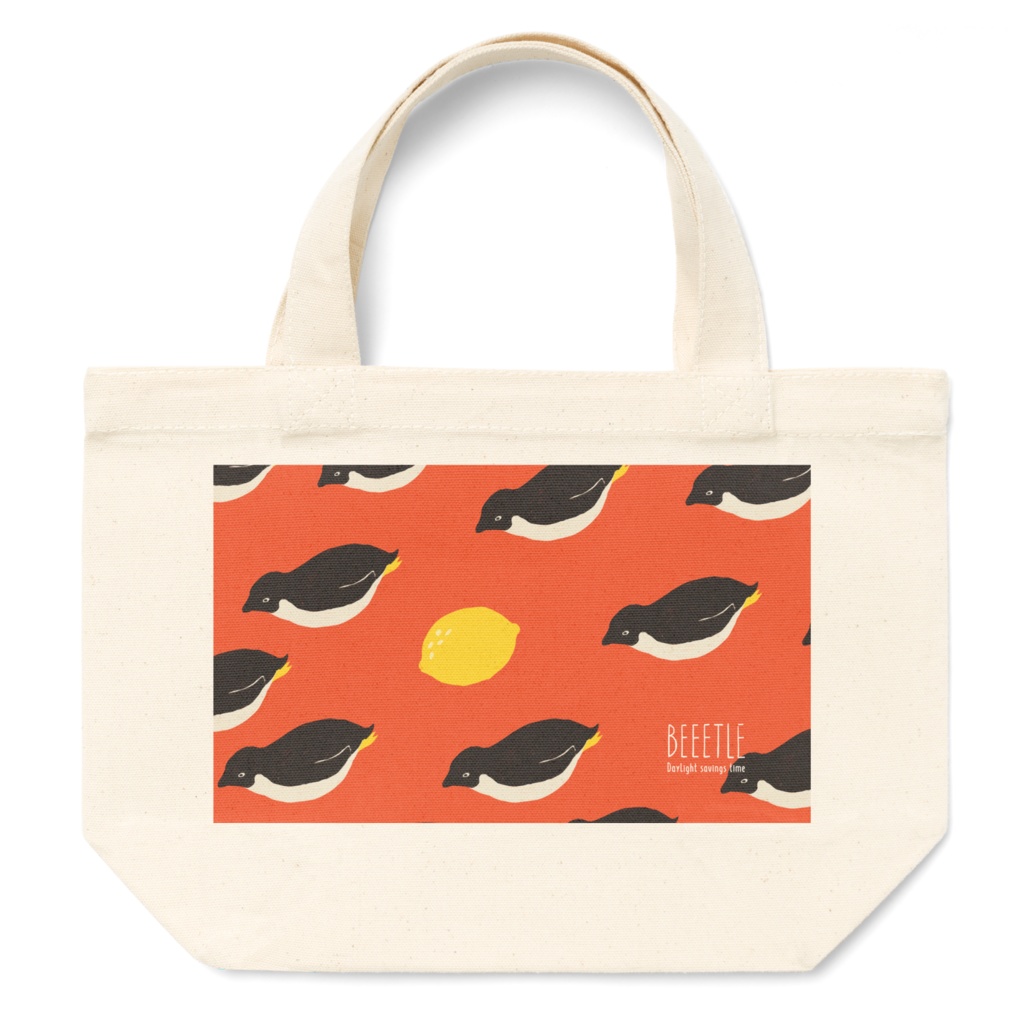 [Beeetle Summer Time] Tote bag -RED-