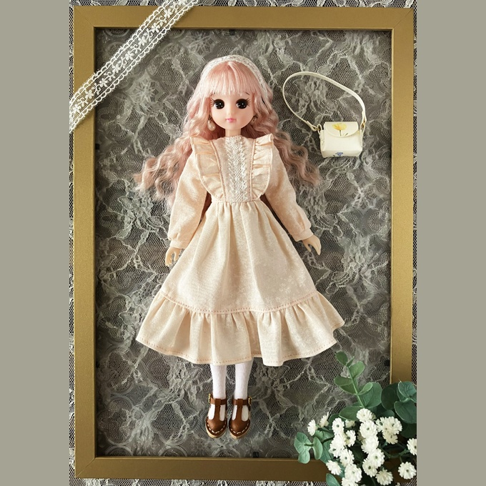 1/6ドール用Tストラップシューズ