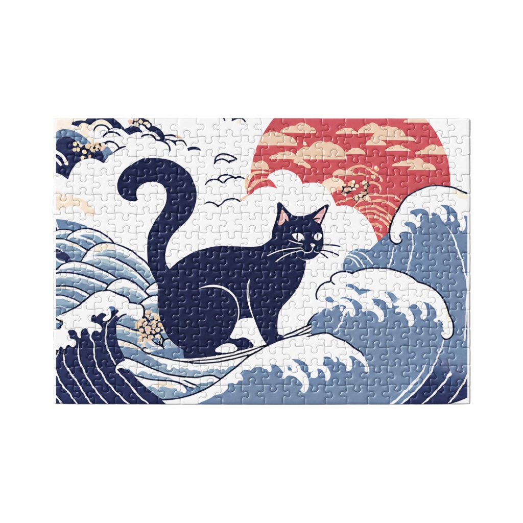 波乗りにゃんこパズル