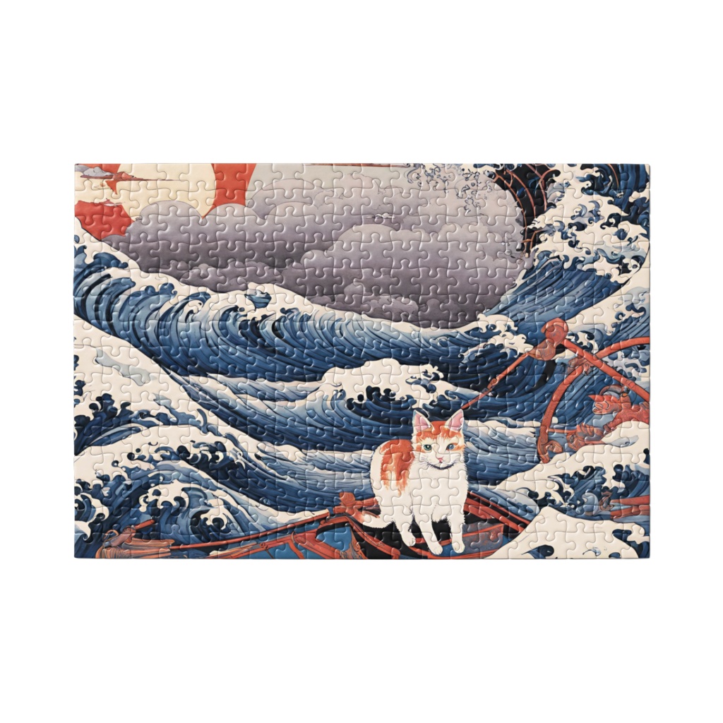 浮世絵×猫パズル Ukiyo-e × Cat