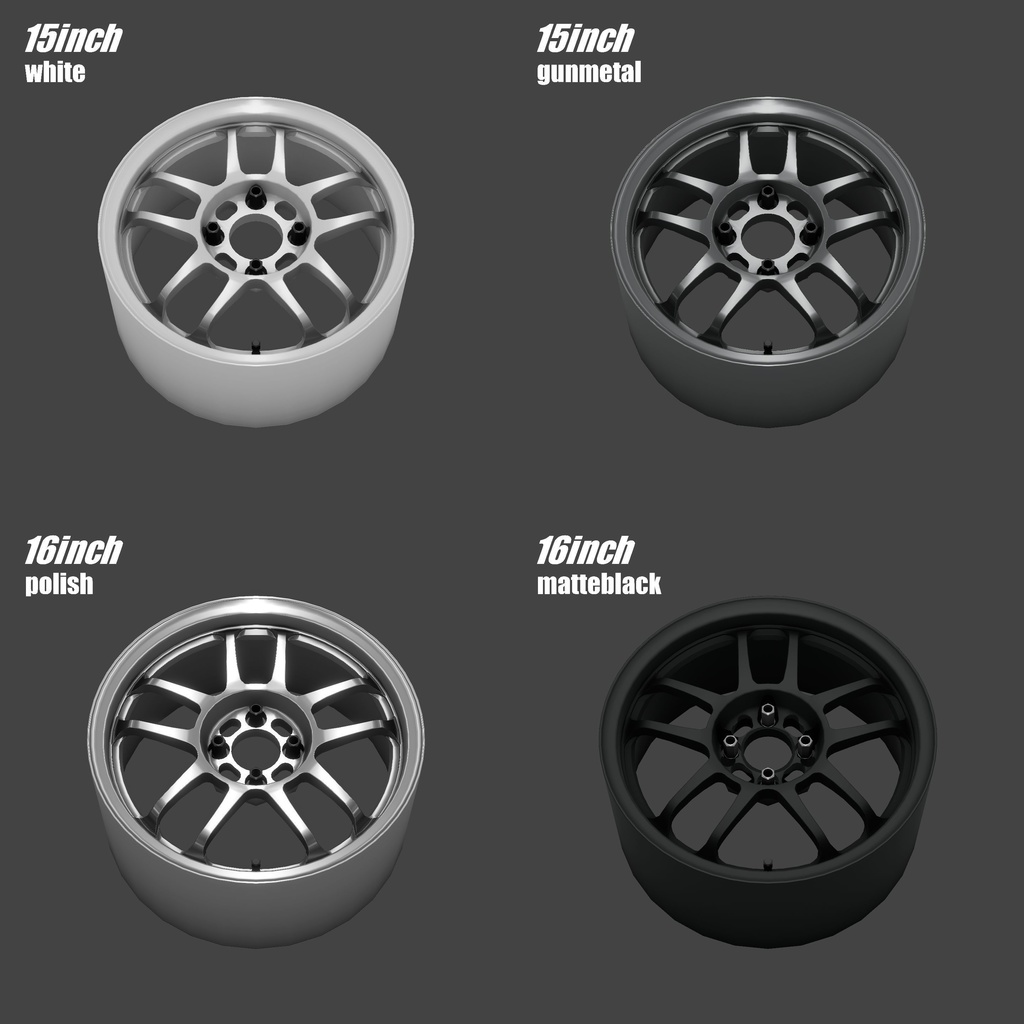 軽量ホイールシリーズ 『SPH035CP』