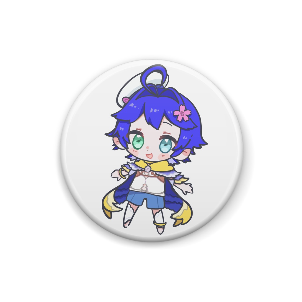 海鳴みぅミニキャラ缶バッジ