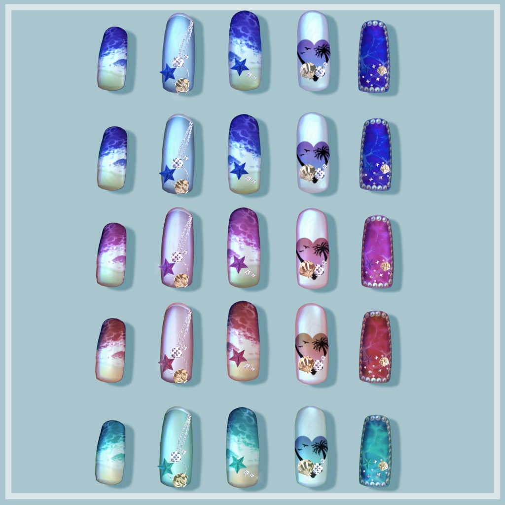 🌊Summer Nail🌊 _ SELESTIA