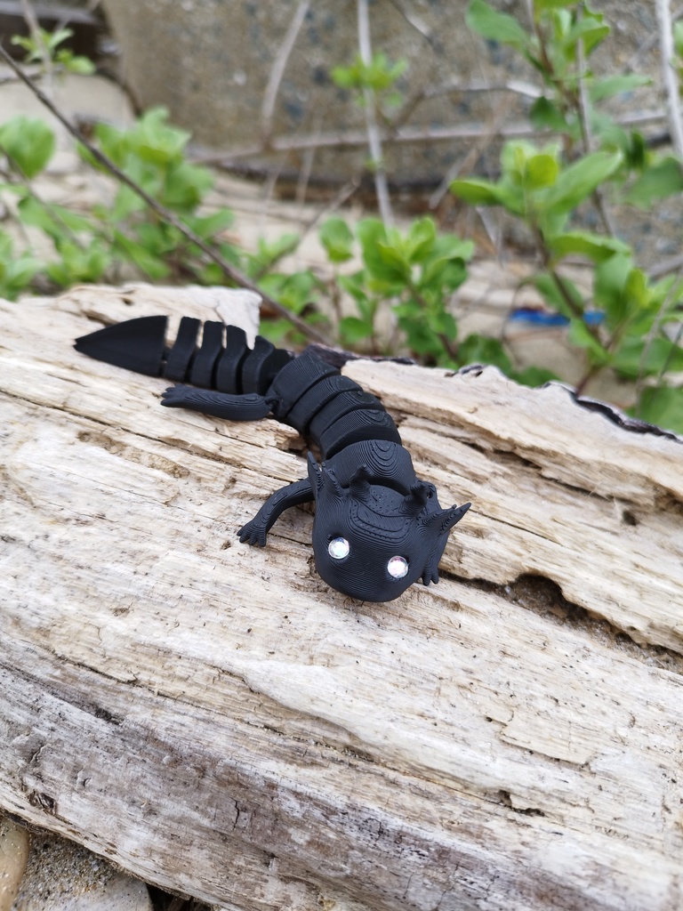 くねくねうぱぱ ウーパールーパー 3Dプリンター雑貨