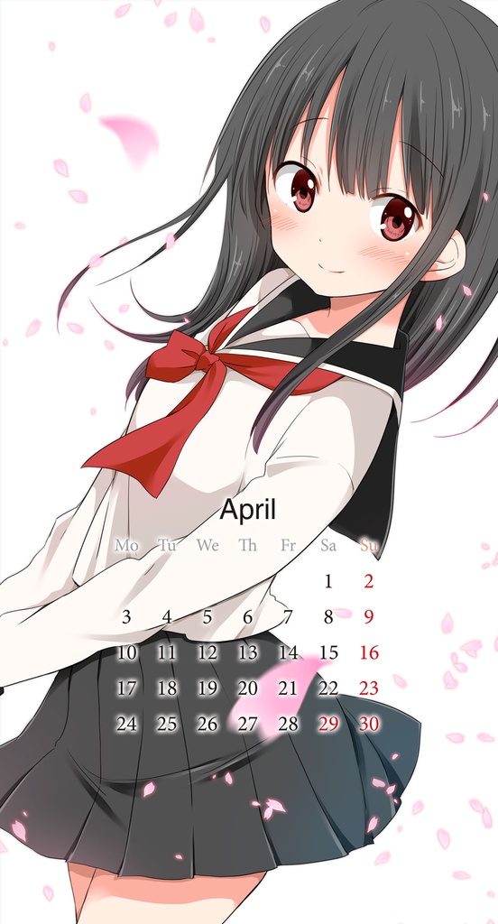 4月のカレンダー