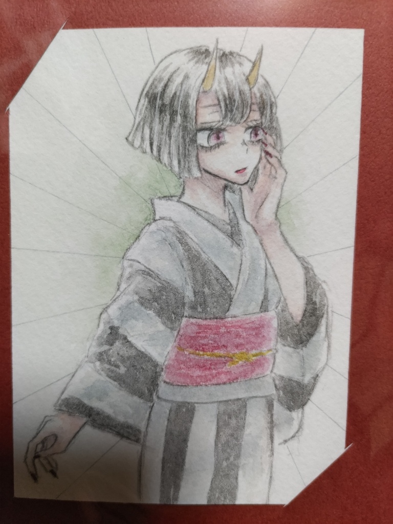 鬼の娘 ドローイング①