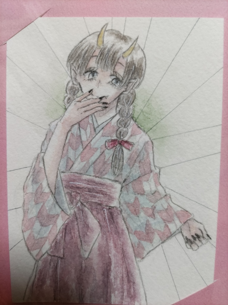 鬼の娘 ドローイング②