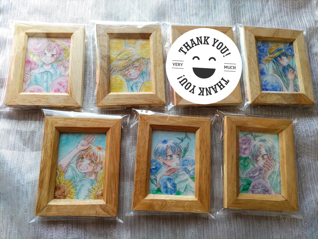 『わたし色に染まれ』 ミニ額作品