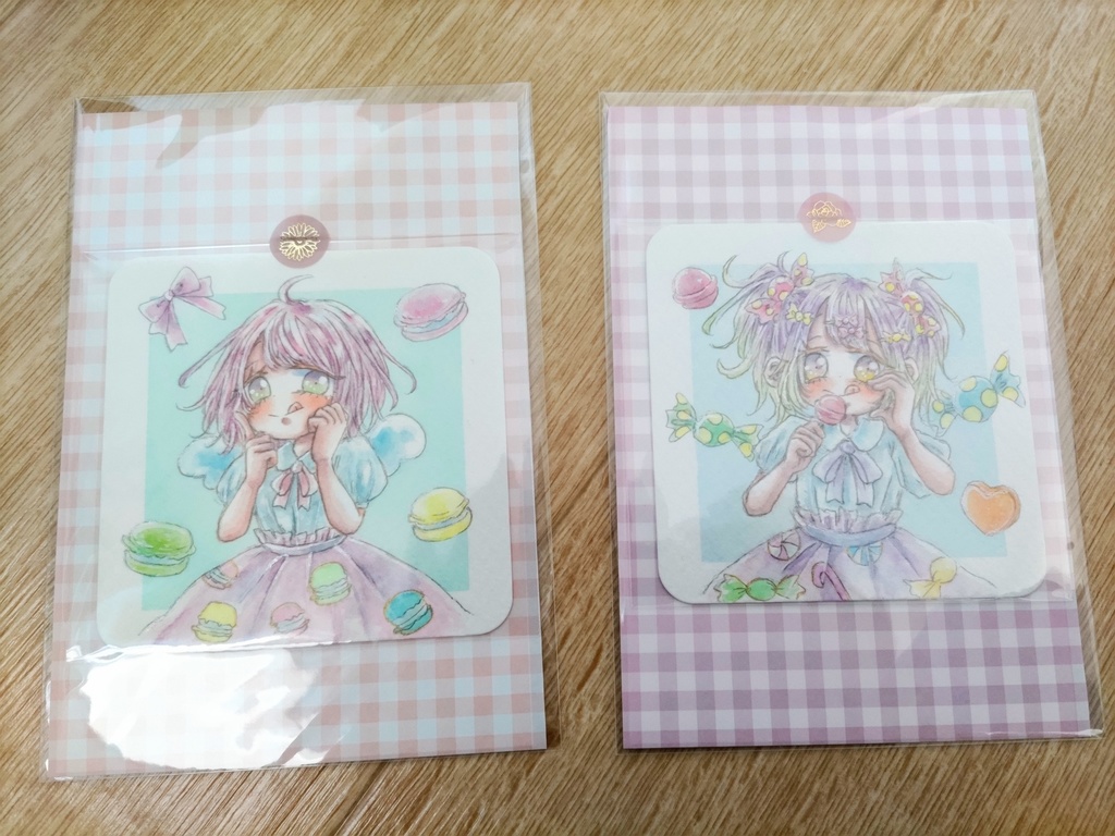 お菓子なキャラ展 てのひらペーパー