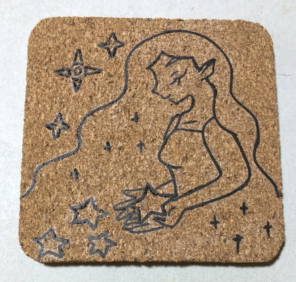 星と女性コースター①