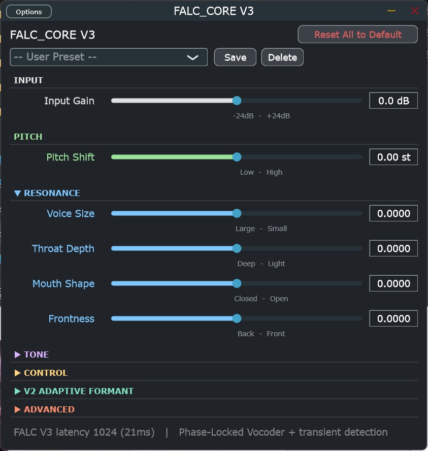 【非AIボイスチェンジャー】FALC_CORE V3(アーリーアクセス版)
