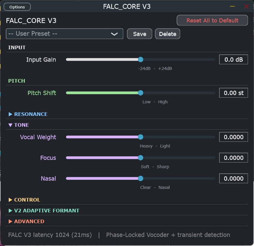 【非AIボイスチェンジャー】FALC_CORE V3(アーリーアクセス版)