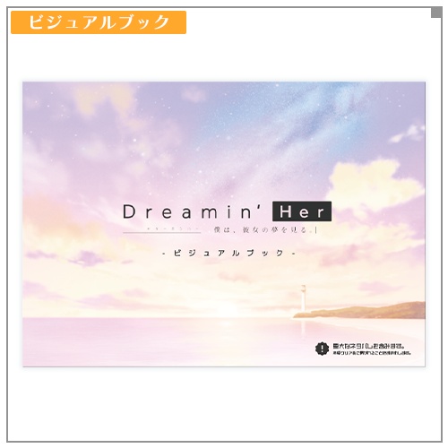 【CF余剰在庫】『Dreamin' Her - 僕は、彼女の夢を見る。-』A4ビジュアルブック/フルカラー