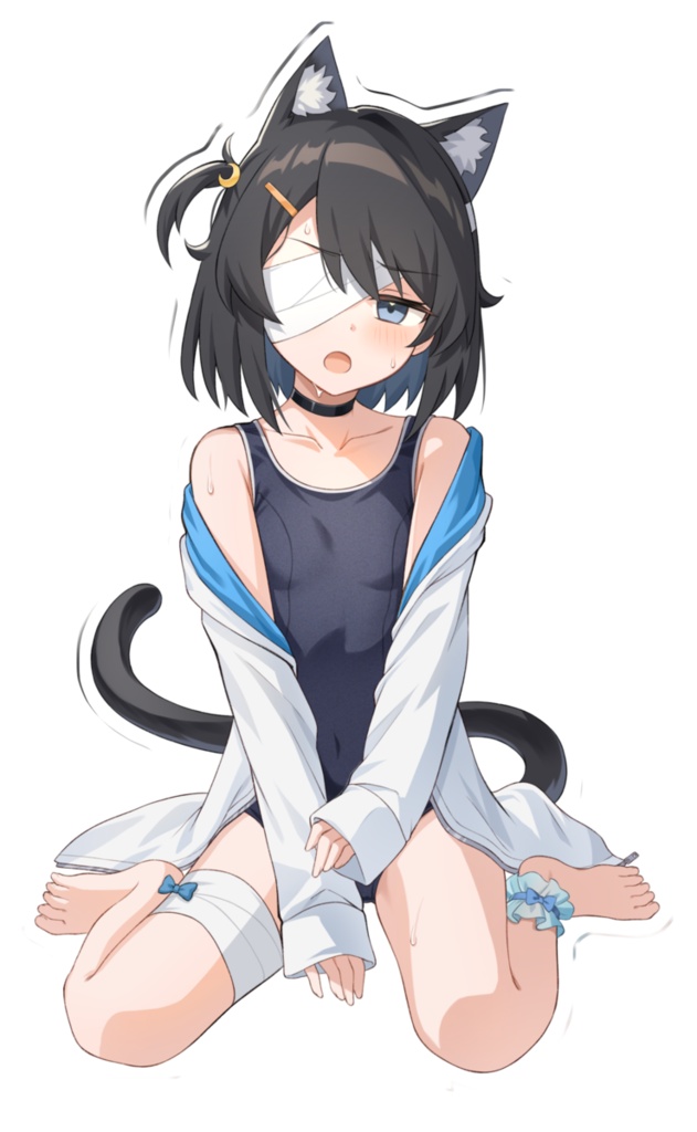 かくさとう家のねこ あつあつスク水アクリルスタンド