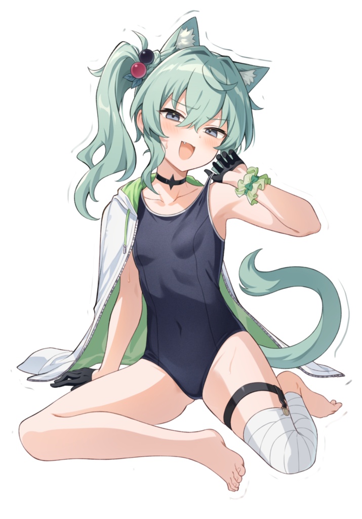かくさとう家のねこ あつあつスク水アクリルスタンド