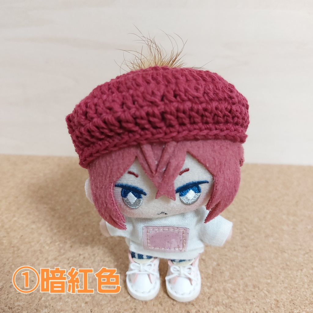 ぬい帽子 ベレー帽ミンクファー