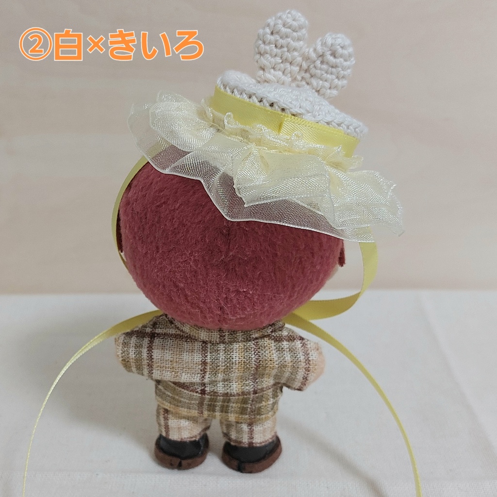 ぬい帽子 うさ耳ミニ帽子