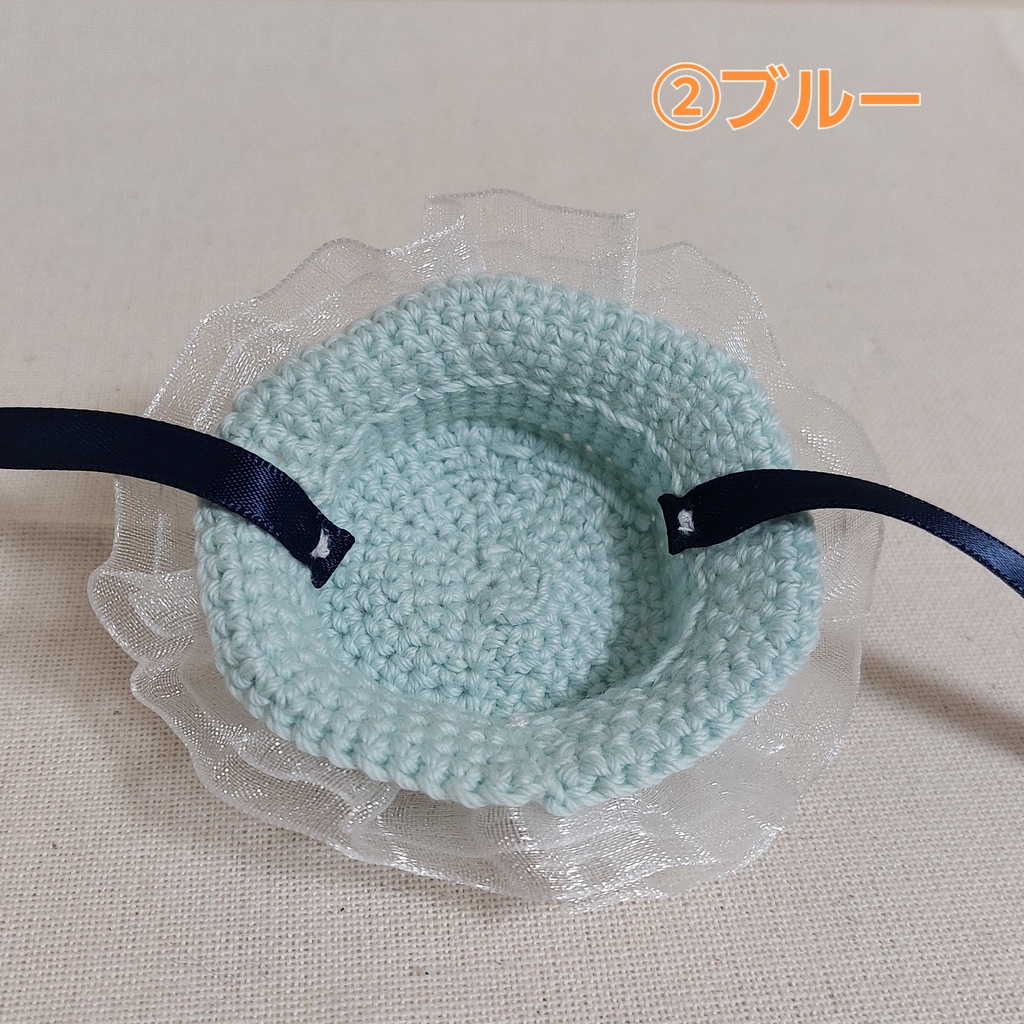 ぬい帽子 うさ耳ミニ帽子(BOOTH限定カラー)