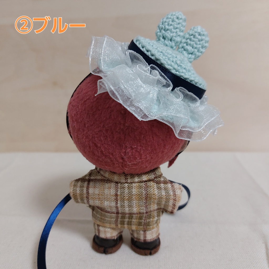 ぬい帽子 うさ耳ミニ帽子(BOOTH限定カラー)