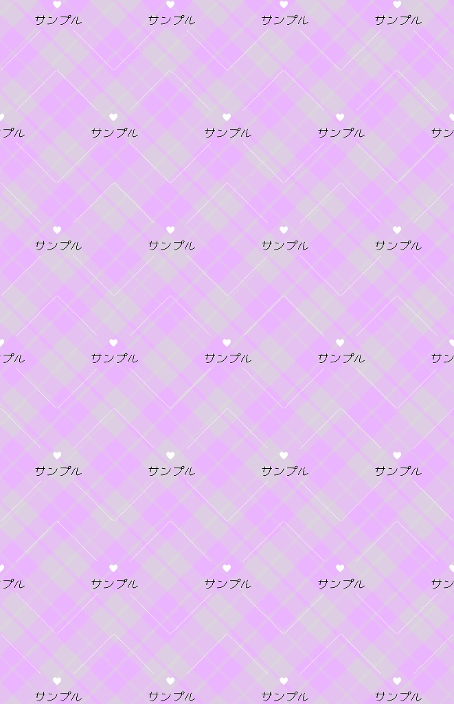 チェック　ピンク