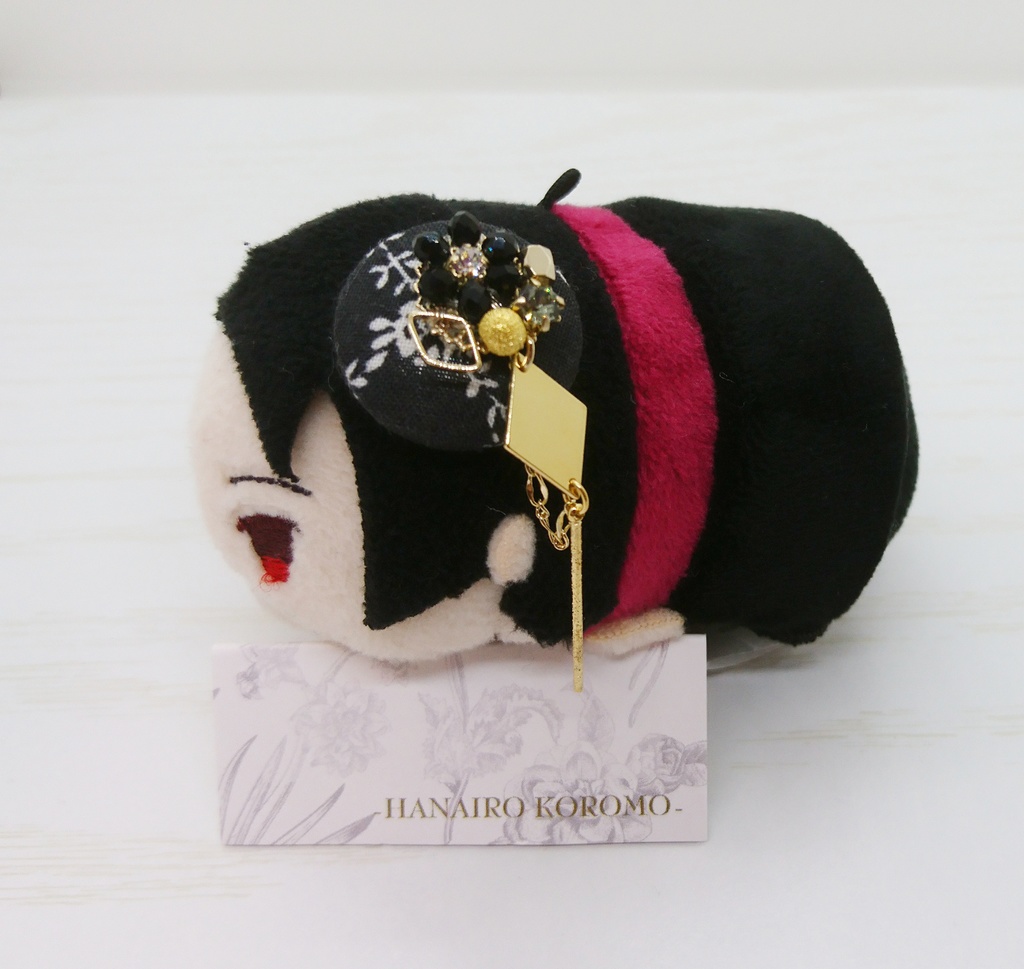 加州清光イメージ耳飾り&マスコット用帽子or髪飾りセット