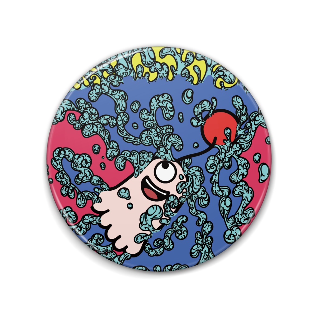 とぷん缶バッチ