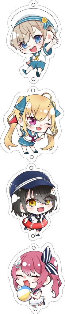 たすかみマリンスタイル　連結アクキー