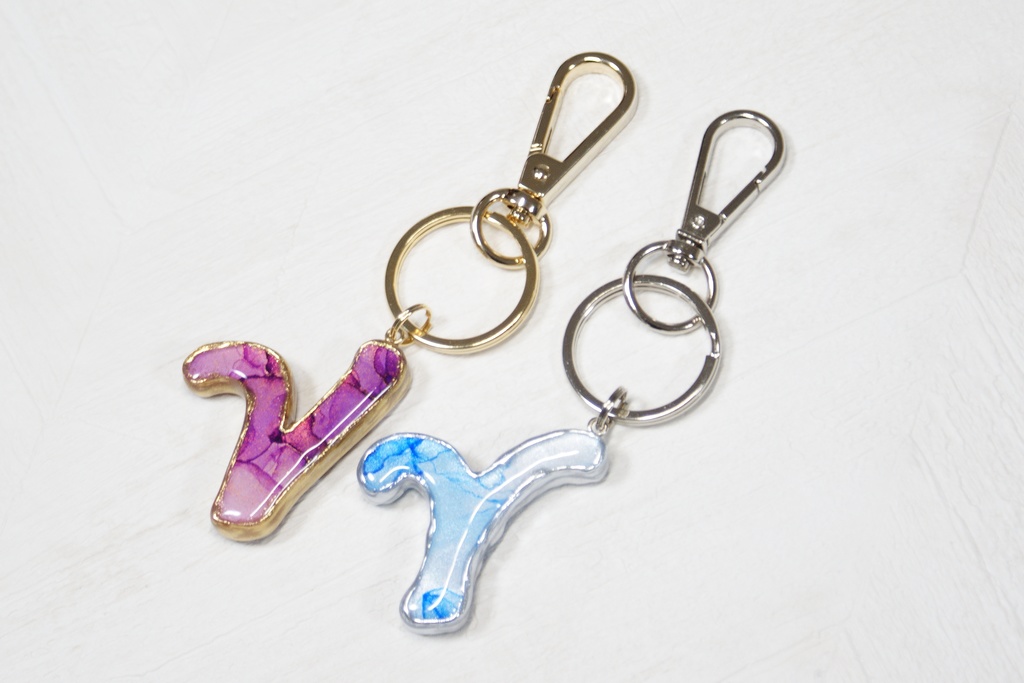 アルコールインクアートキーホルダー